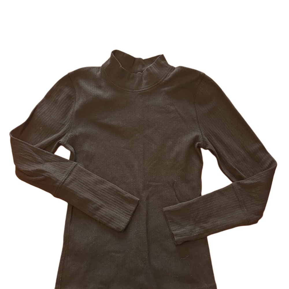 Free people Intimately Black mock turtle neck size s‎ stretches snatched